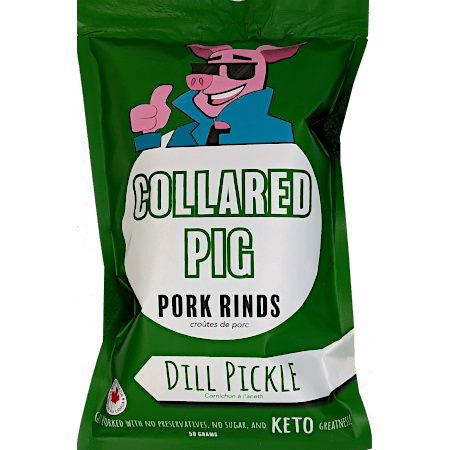 Collared Pig Pork Rinds - Dill Pickle